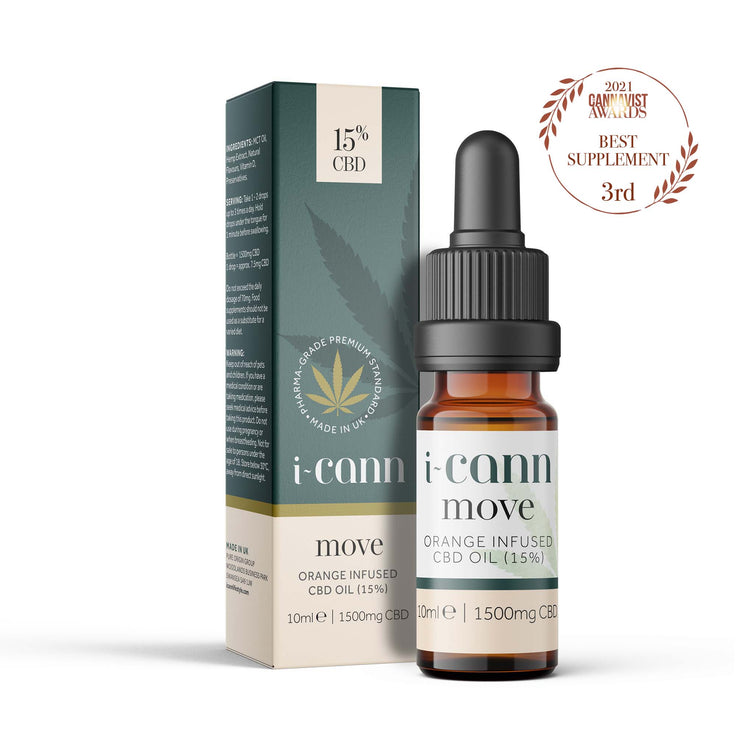 i-Cann Move Orange CBD Oil